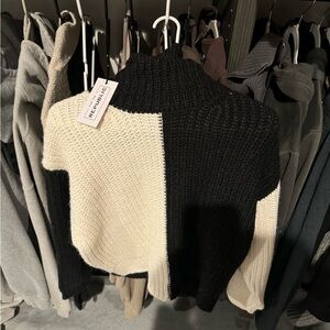 Black and White Women's Sweater